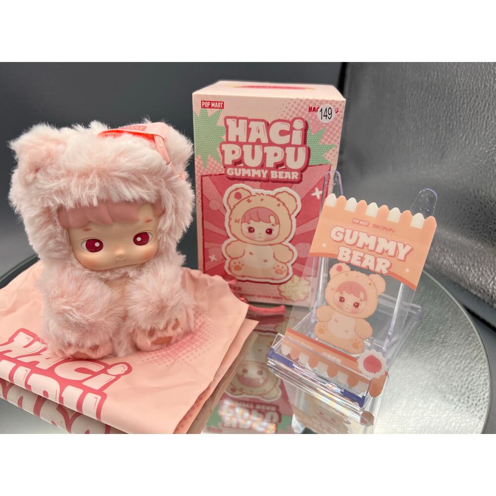 POP MART HACIPUPU “Peach Flavor” CONFIRMED Gummy Bear Vinyl Plush Pendant